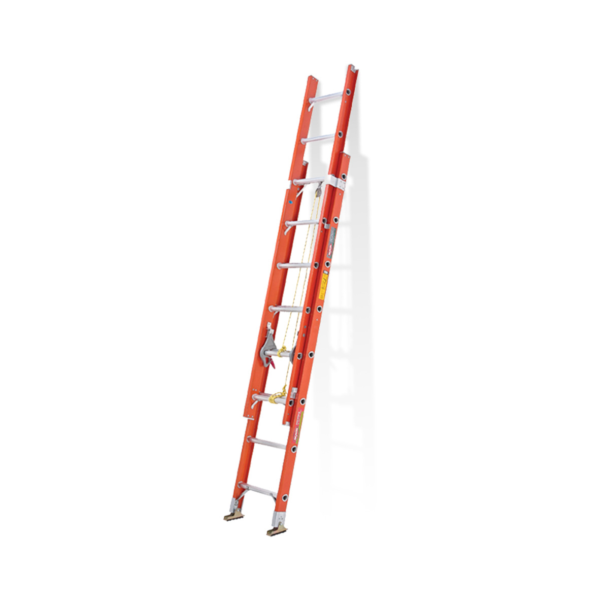 Foto 1 | Escalera De Extensión Akron 81-22 | De Fibra De Vidrio | Altura Ajustable De 2.44m A 5.10m | 16 Peldaños | Uso