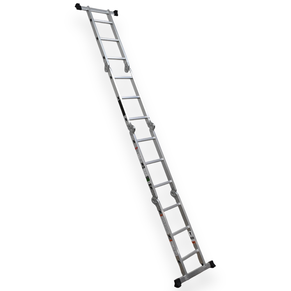 Foto 4 | Escalera 8 en 1 Multiposiciones Tijera De 10 Escalone 3.19mts De Aluminio