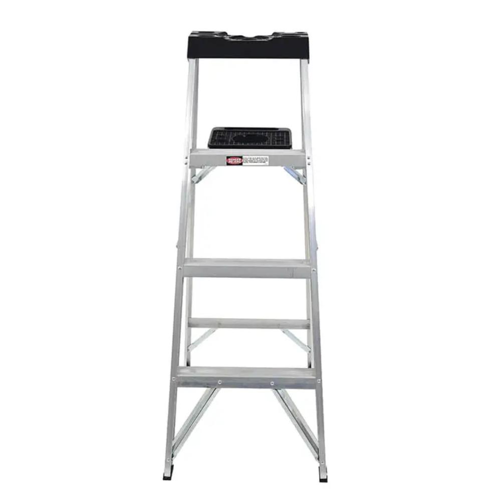 Foto 4 pulgar | Escalera Tijera Aluminio 4 Peldaños Cuprum