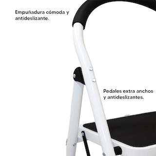 Foto 4 | Escalera 2 Peldaños de Aluminio Kecompras Compacta Antiderrapante