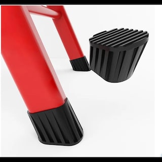 Foto 4 | Escalera Plegable Cjr Roja de 3 Niveles