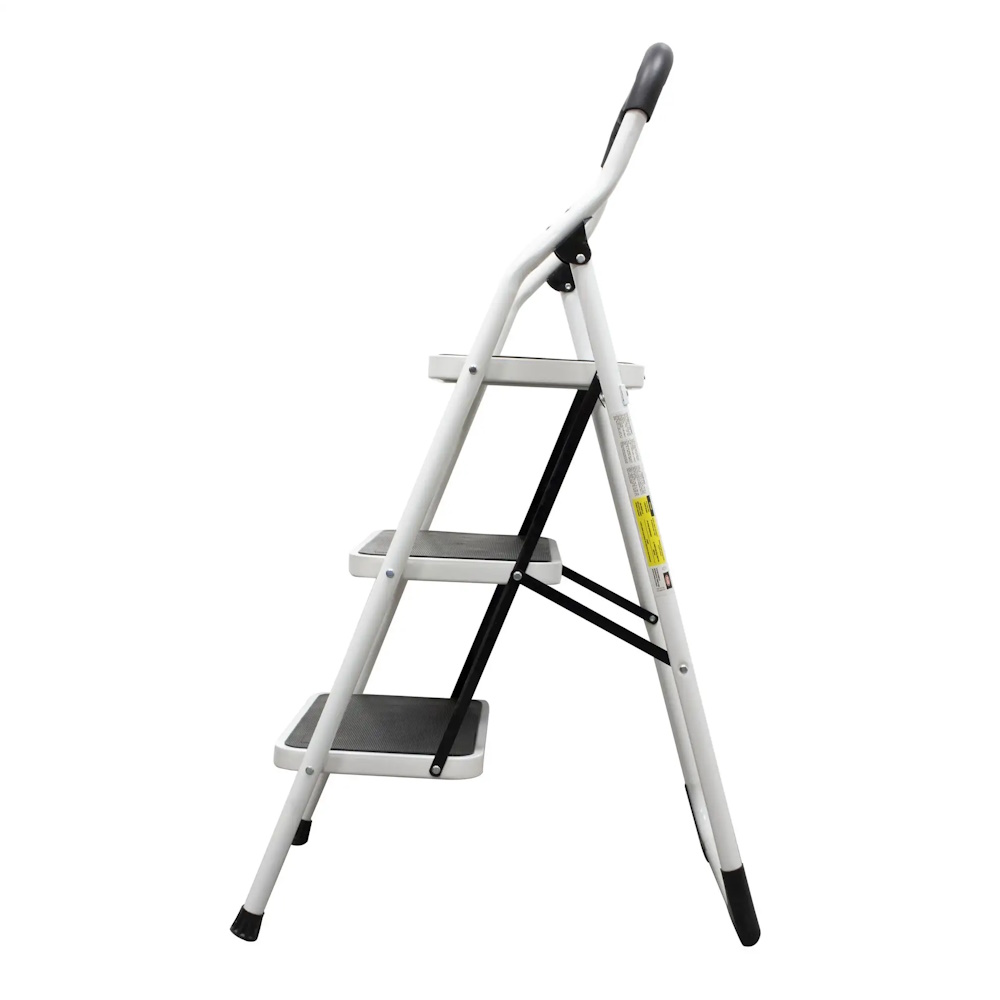 Foto 3 pulgar | Escalera Surtek Plegable Tipo Taburete Acero 3 Peldaños