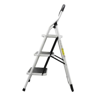 Foto 2 | Escalera Surtek Plegable Tipo Taburete Acero 3 Peldaños