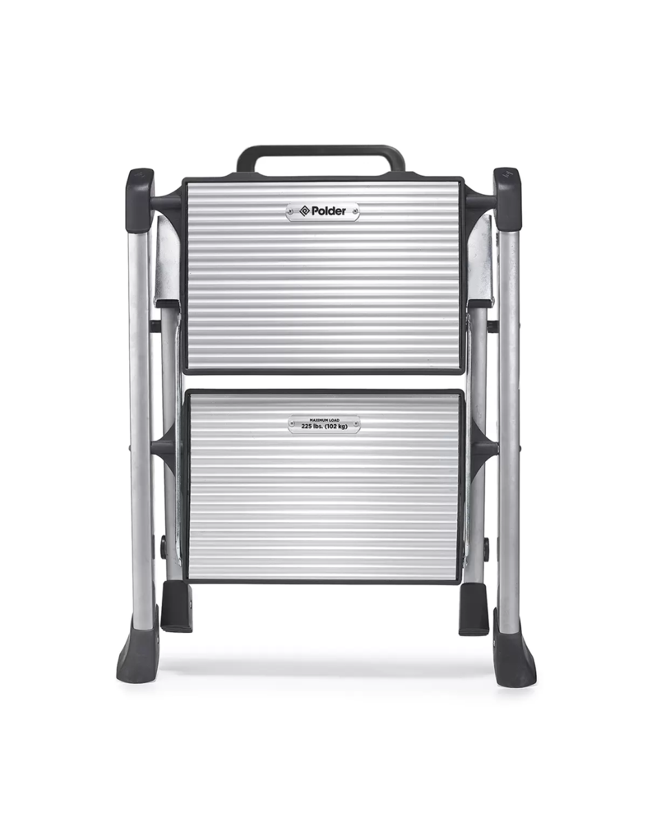 Escalera Plegable Polder de Aluminio con 2 Peldaños