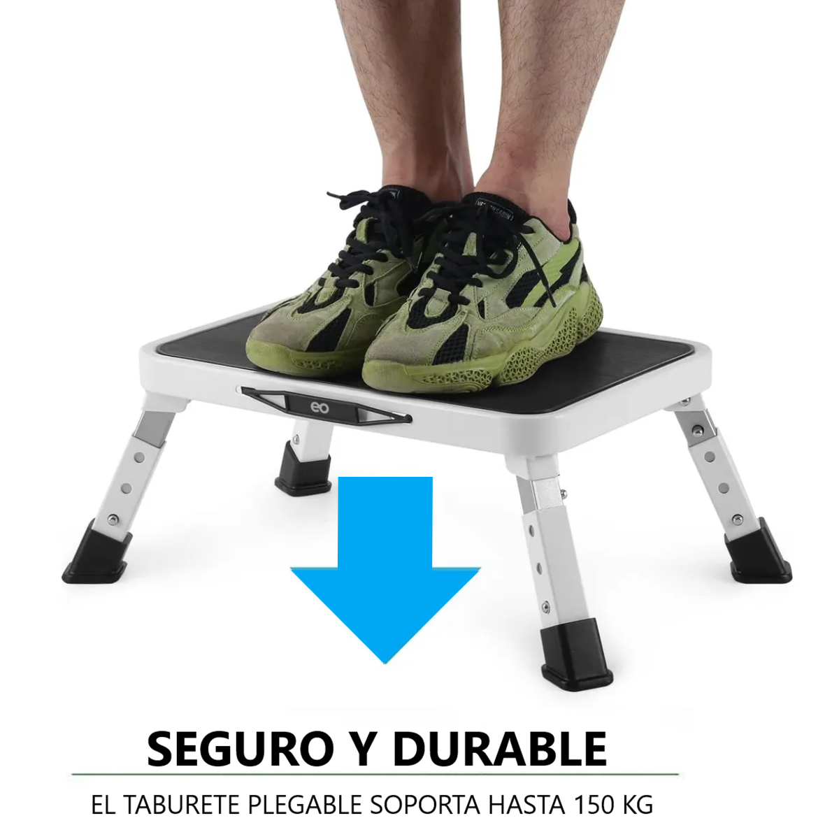 Foto 3 pulgar | Taburete Plegable Ajustable Cocina Eo Safe Imports Esi-18920 Blanco