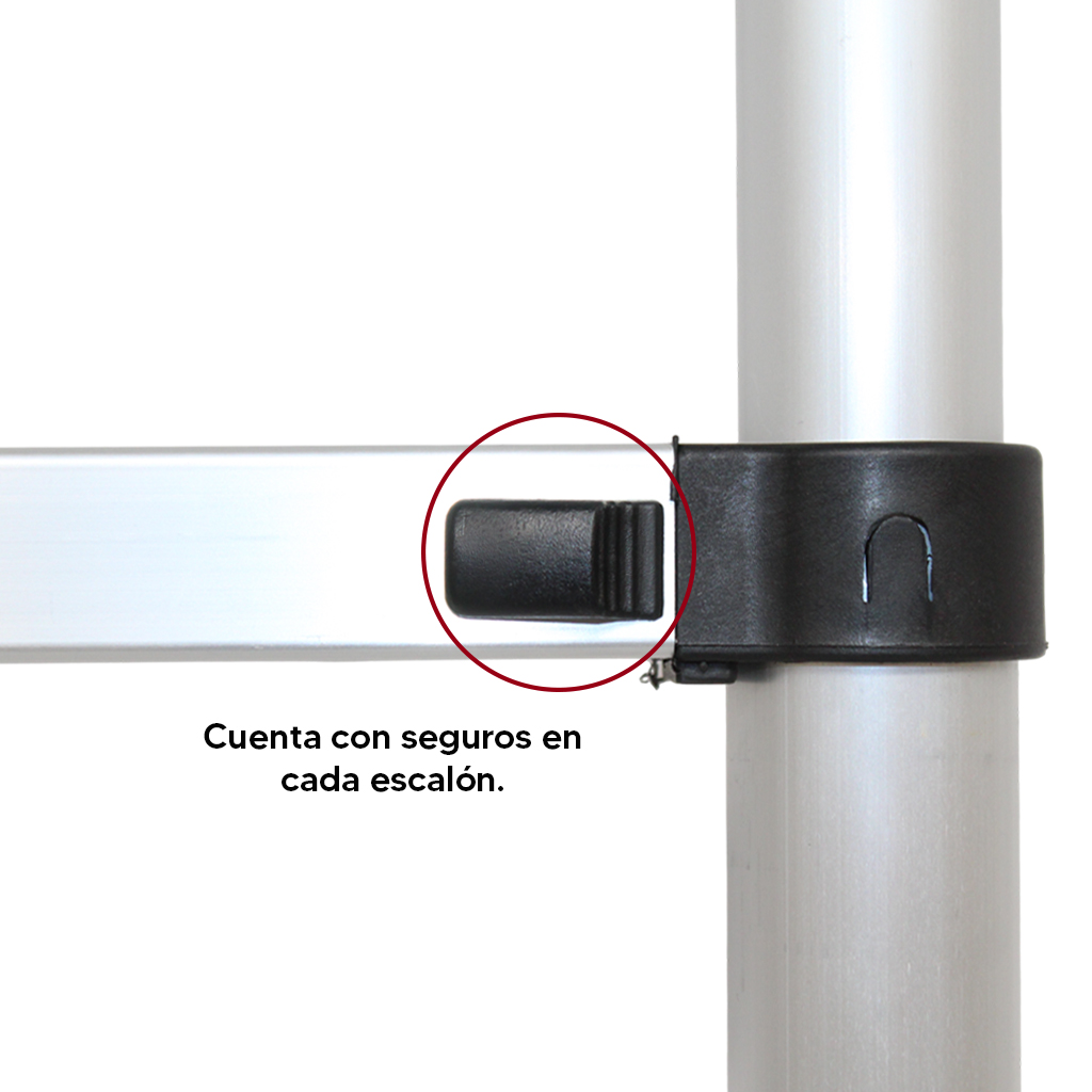Foto 4 | Escalera Kecompras Telescópica de 2 m