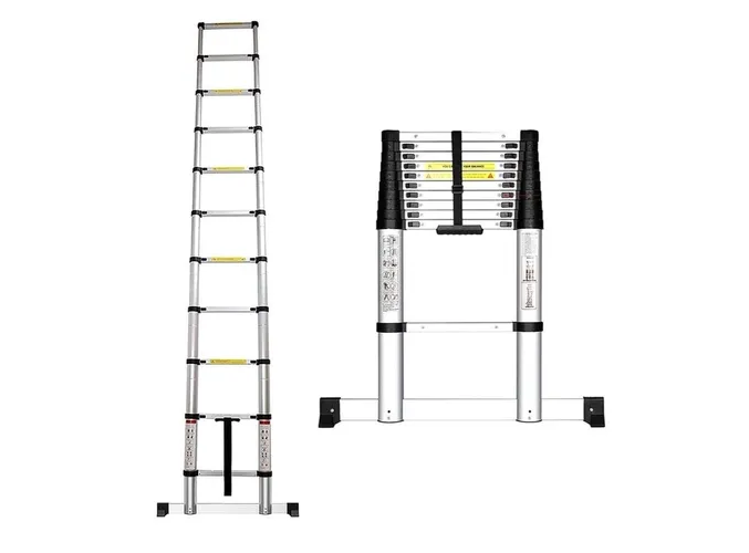 Foto 1 | Xtellar Escalera Telescópica Retráctil 3.8 Metros - Solución Compacta Y De Altura Ajustable Para Tus Proyectos