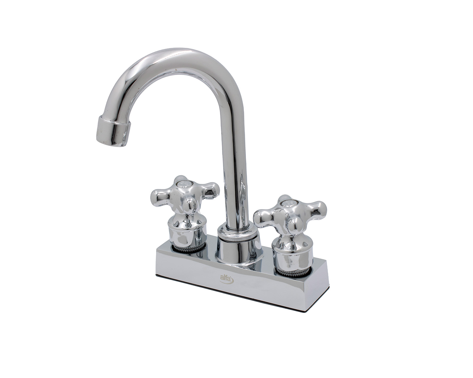 Foto 2 pulgar | Mezcladora de Lavabo Alfa X4-N10-CD4 color Plata