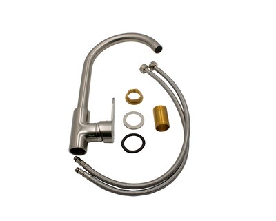 Foto 3 | Llave Mezcladora Alfa Fregadero O Tarja Cocina Satinado Ancla