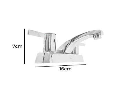 Foto 3 | Llave Mezcladora Dica de Acero Inoxidable para Lavabo