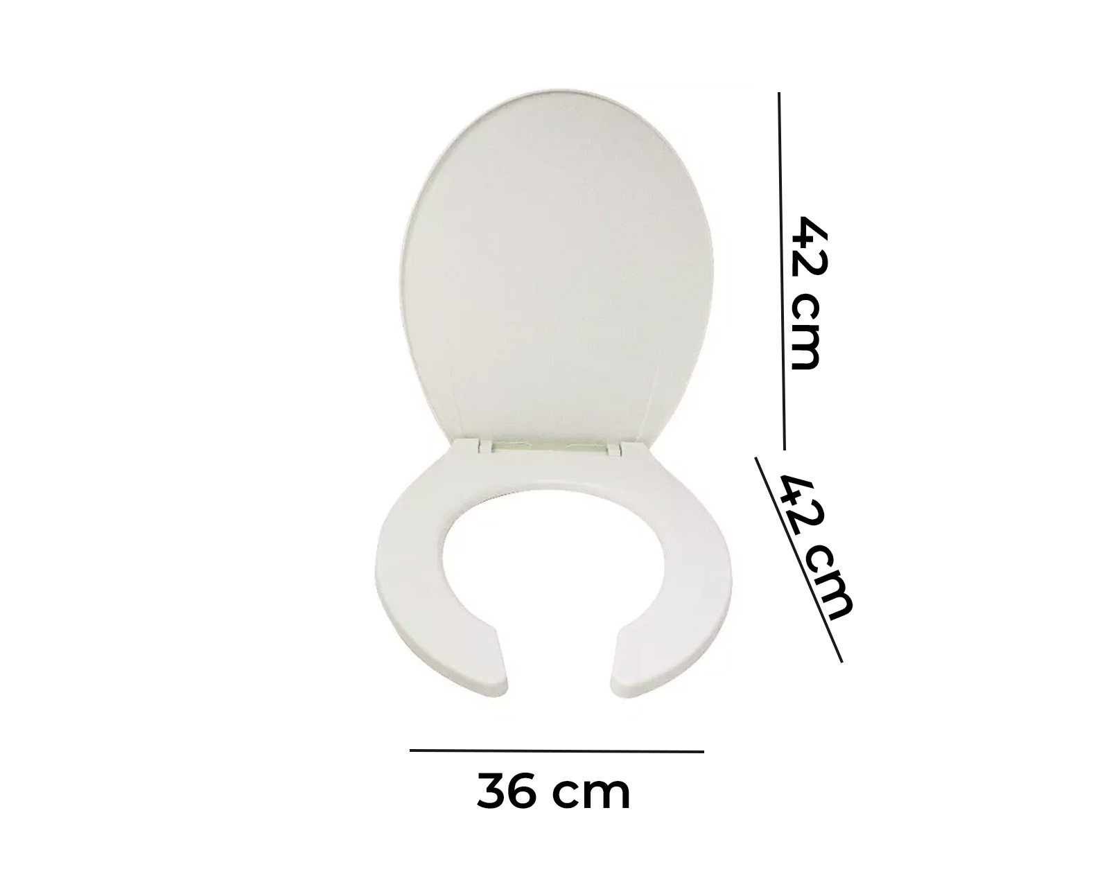 Foto 4 pulgar | Asiento para Baño Dica Asec01 Color Blanco Tipo Estándar