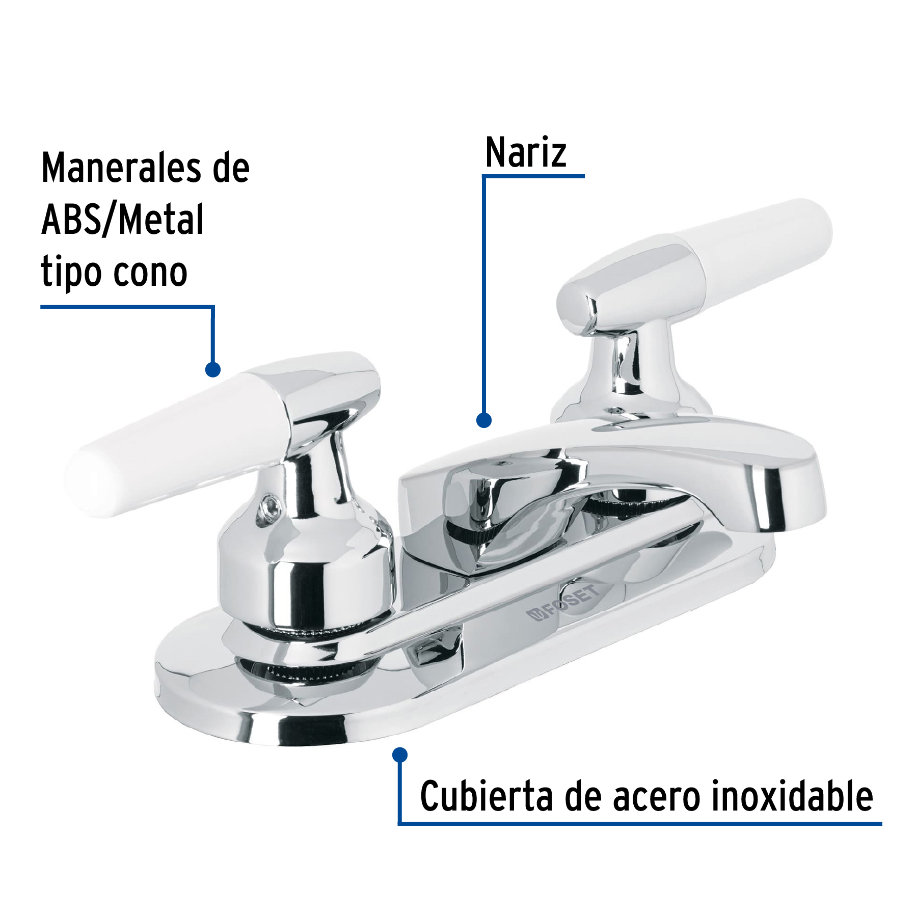 Foto 3 pulgar | Mezcladora Foset M048i para Lavabo