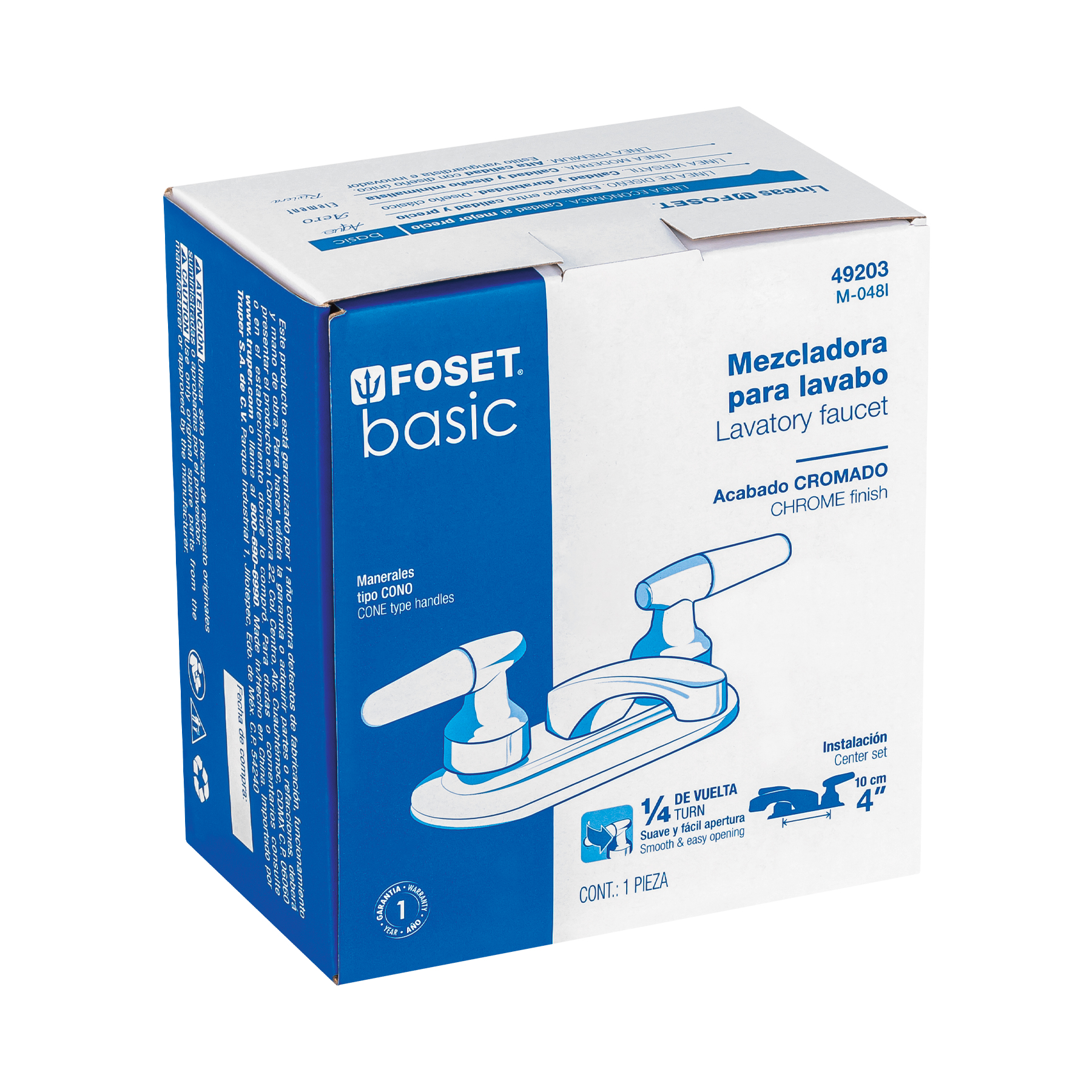 Foto 4 pulgar | Mezcladora Foset M048i para Lavabo