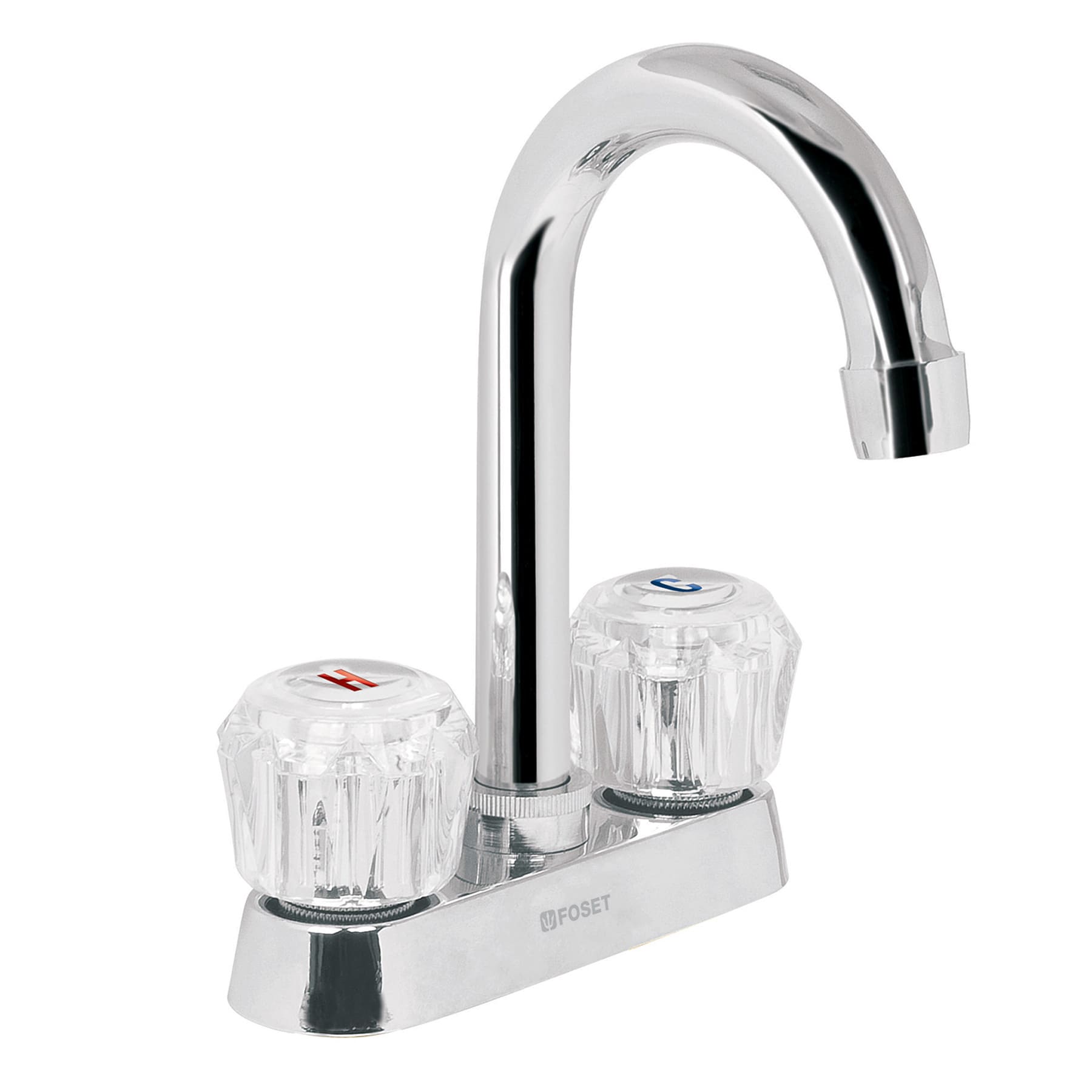 Foto 2 pulgar | Mezcladora Foset M-060A color Gris 4" para Lavabo Cuello Bar Manerales De Acrílico