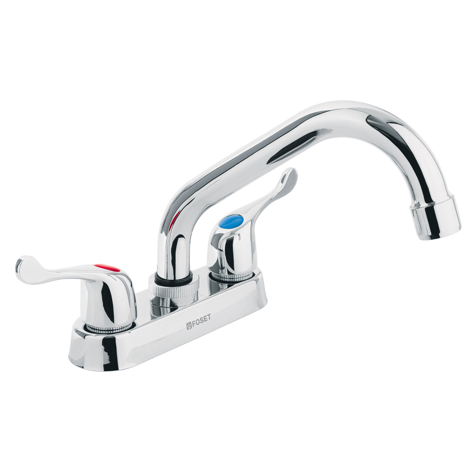 Foto 2 pulgar | Mezcladora Foset M-070P color Gris 4" para Lavabo Tubular Manerales Palanca