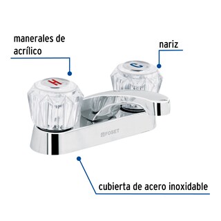 Foto 2 | Mezcladora Foset M048a para Lavabo