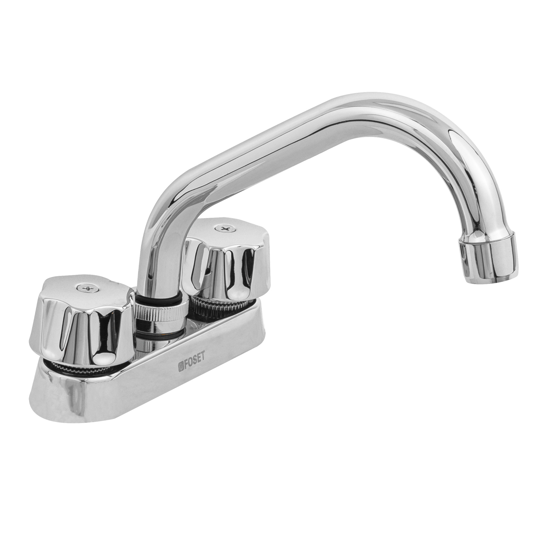 Foto 2 pulgar | Mezcladora Foset M-070-C color Gris 4" para Lavabo Tubular Cartucho Compresión