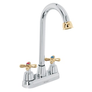 Foto 1 | Mezcladora 4' para Lavabo Tipo Bar Cruceta Foset color Gris