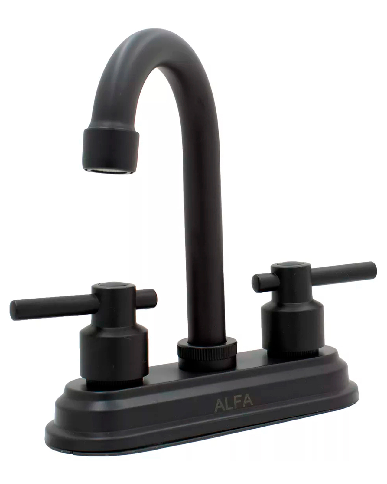 Foto 2 pulgar | Mezcladora Alfa Negra para Lavabo