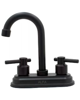 Foto 2 | Mezcladora Alfa Negra para Lavabo
