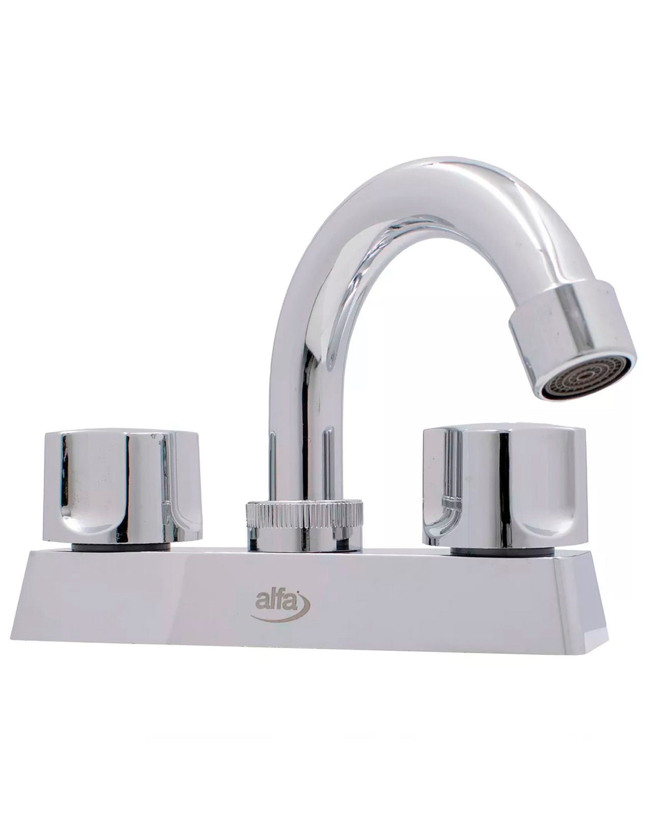 Foto 3 pulgar | Mezcladora Alfa Plata para Lavabo