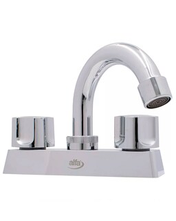 Foto 2 | Mezcladora Alfa Plata para Lavabo