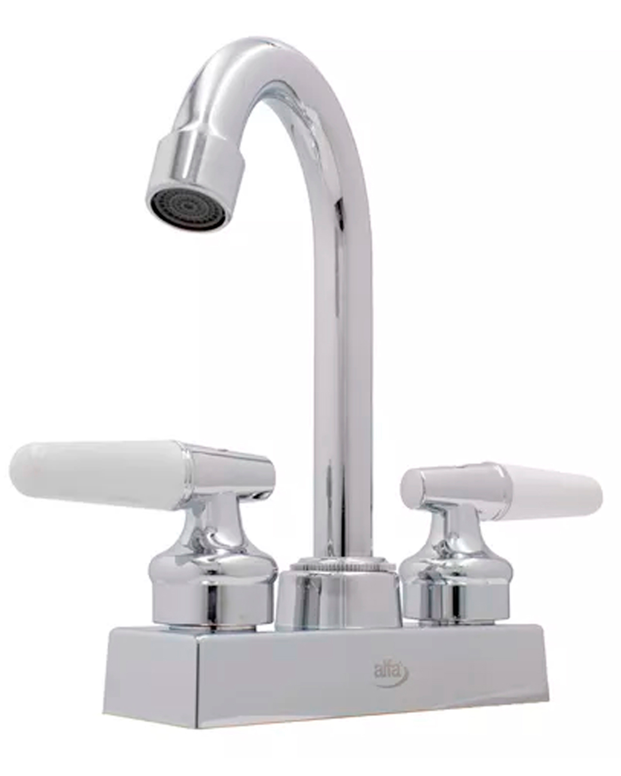 Foto 2 pulgar | Mezcladora Alfa Plata para Lavabo