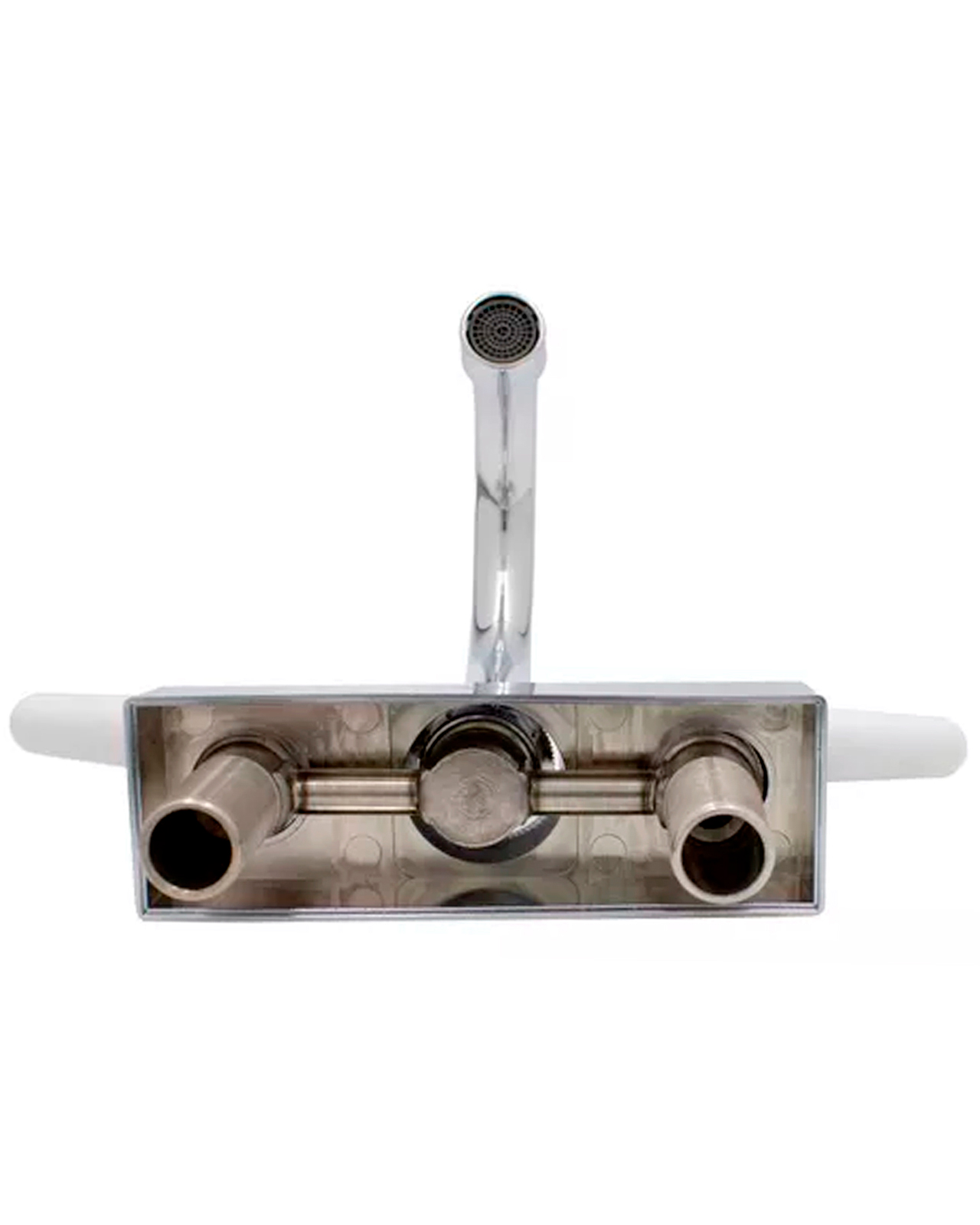 Foto 4 pulgar | Mezcladora Alfa Plata para Lavabo