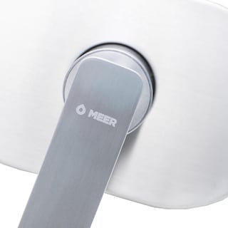 Foto 5 | Mezcladora De Acero Inoxidable Para Regadera, Mezcladora Fabricada En Latón Y Acero Inox Para Ducha (satín)