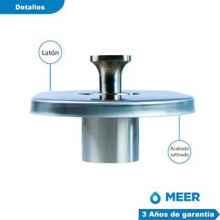 Foto 6 | Mezcladora De Acero Inoxidable Para Regadera, Mezcladora Fabricada En Latón Y Acero Inox Para Ducha (satín)