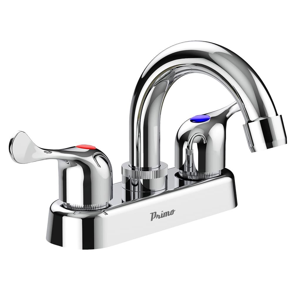 Foto 1 | Mezcladora Abs Para Lavabo, Cuello Curvo, Manerales De Palanca, Primo Basi-k, Iusa