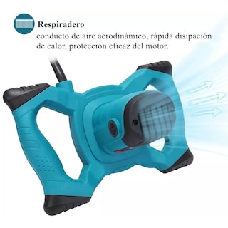 Foto 6 | Language Mezcladora Eléctrica De Cemento Y Pintura 6 Velocidades 2100w Eo Safe Imports Esi-7185-1 Azul