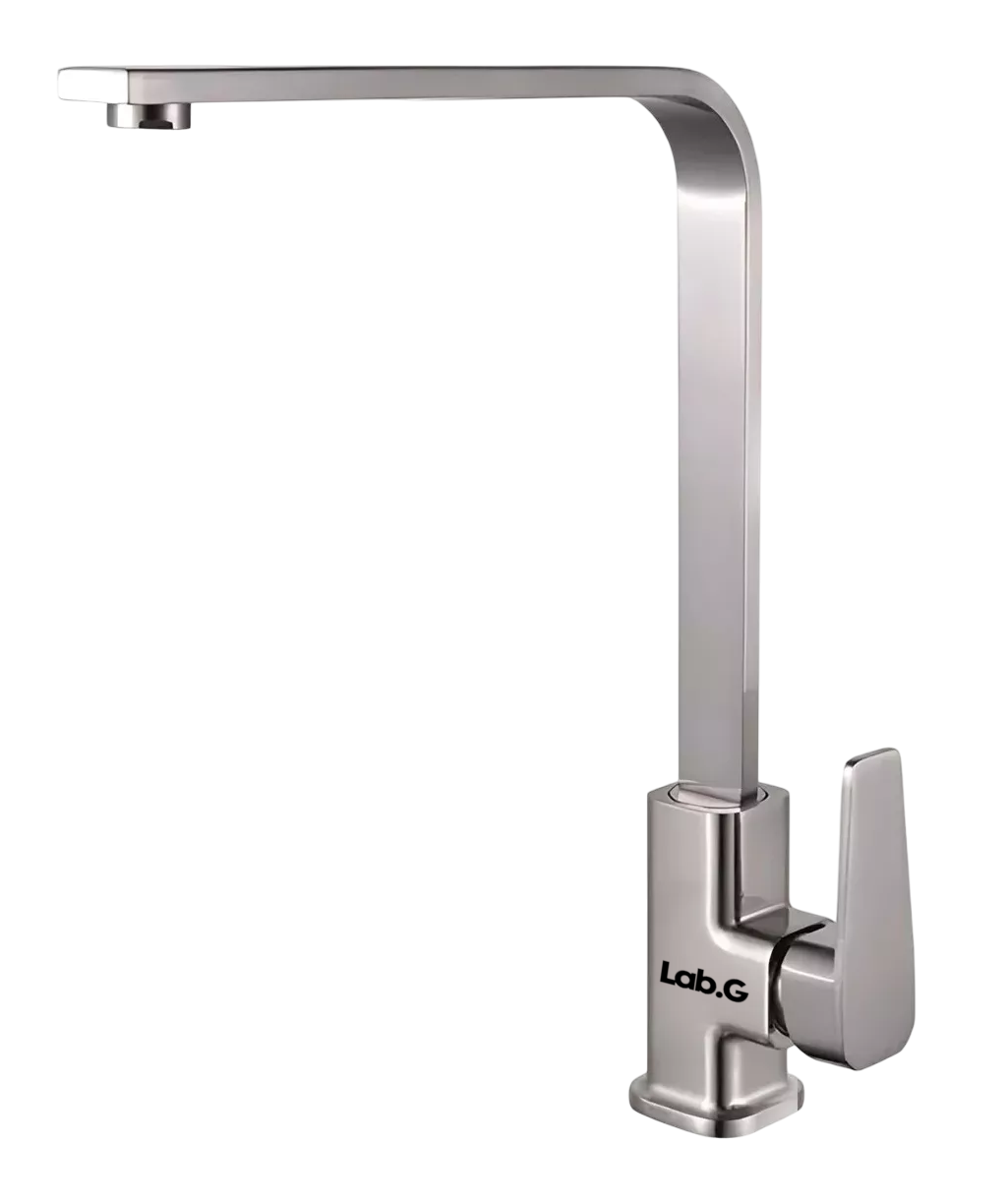 Foto 2 pulgar | Mezcladora Para Fregadero Grifo Monomando Cocina Con Cubiert Plata