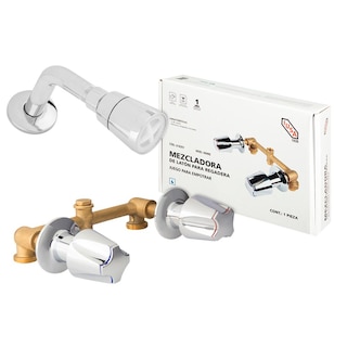 Foto 1 | Llave Mezcladora Con Regadera Para Empotrar Iusa Primo Esencial Color Plateado