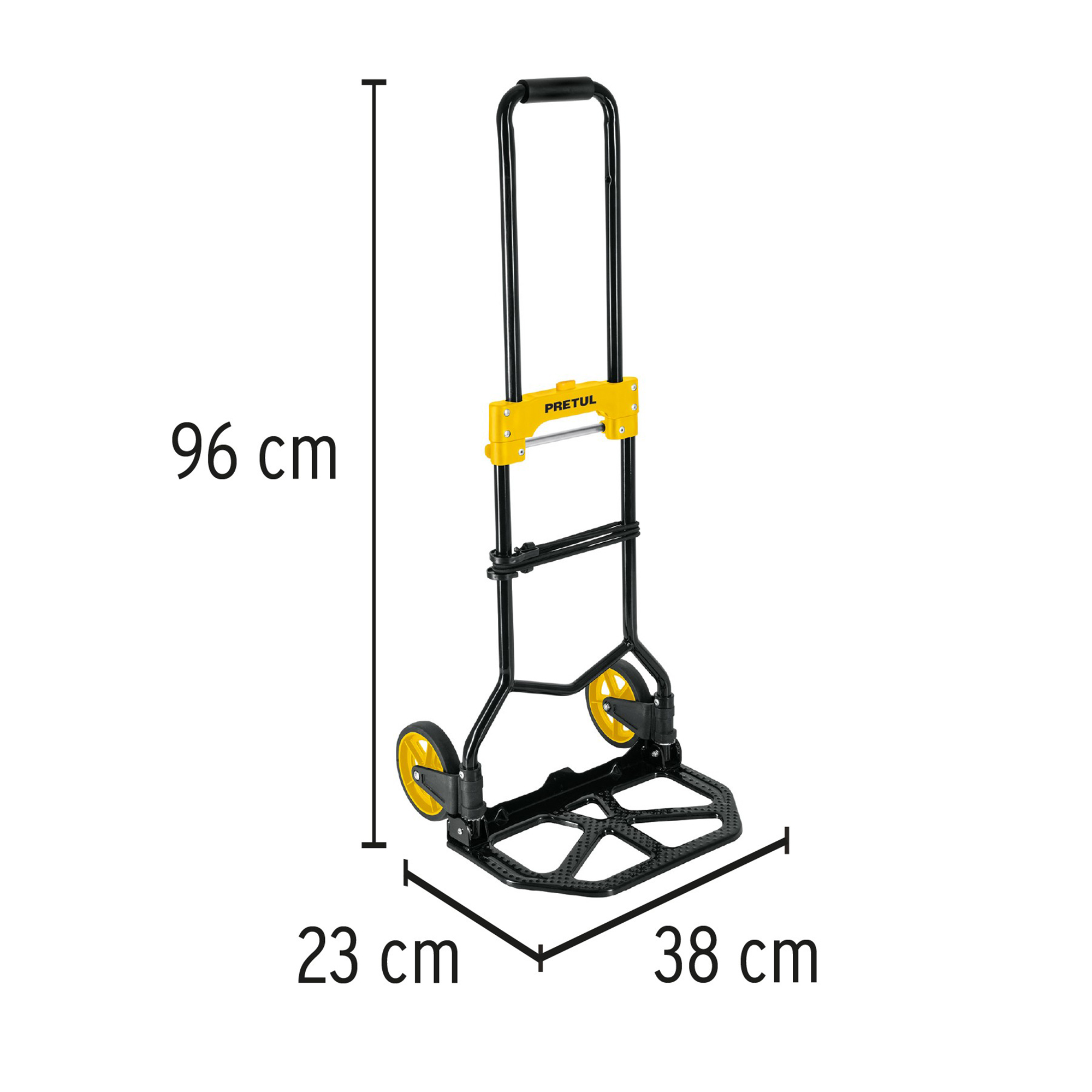 Foto 3 pulgar | Diablo Plegable Pretul PRE26029 de Acero hasta 60 Kg de Soporte