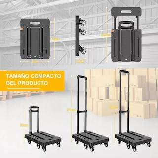 Foto 3 | Carrito Plegable Eo Safe Imports Esi10841 De Carga