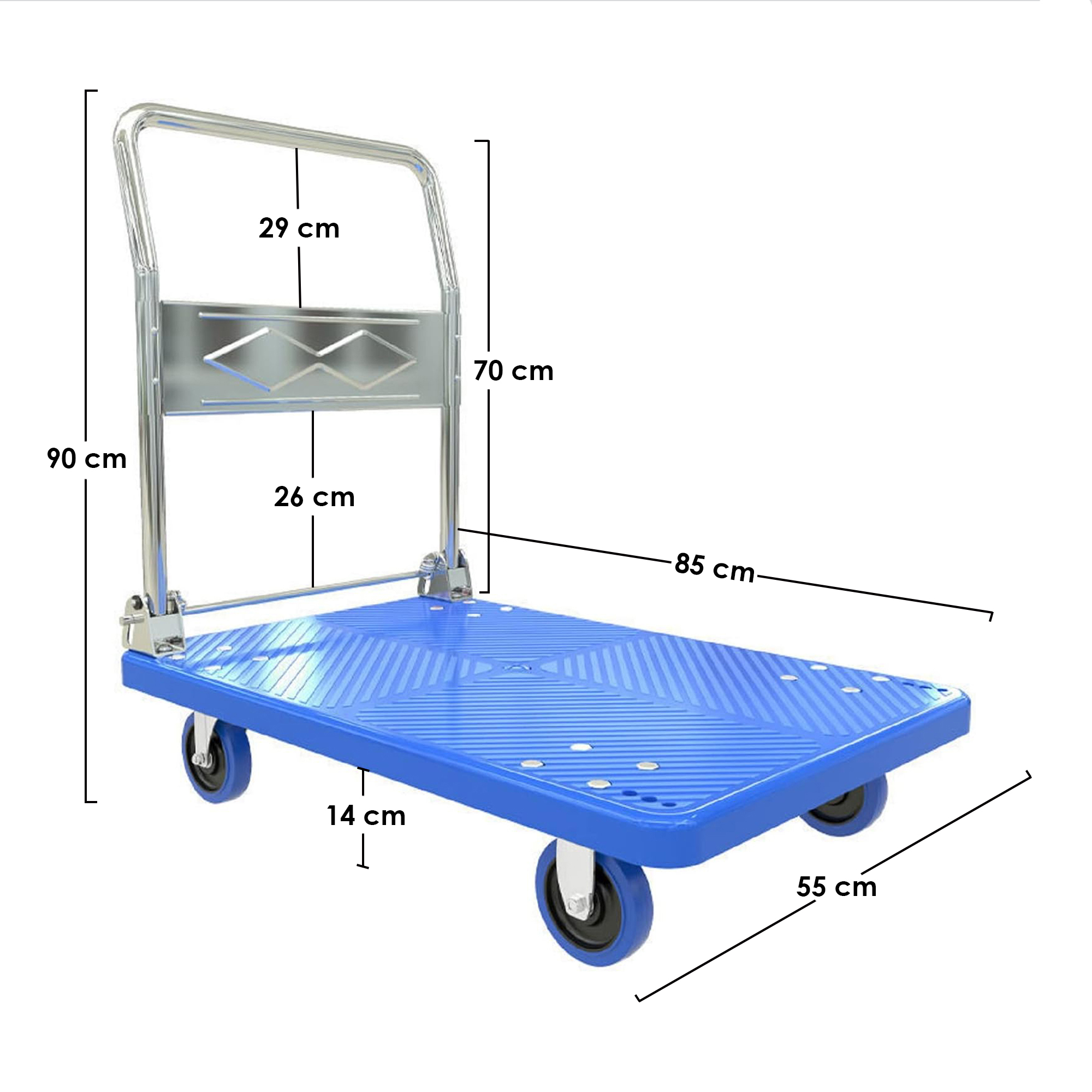 Foto 5 pulgar | Carrito de Carga Plegable Aquila 450 kg