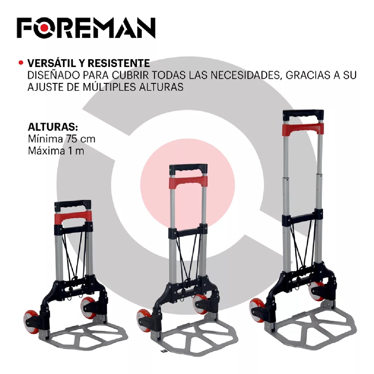 Foto 2 | Diablo de Carga Foreman Plegable 100 kg