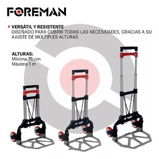 Foto 2 | Diablo de Carga Foreman Plegable 100 kg
