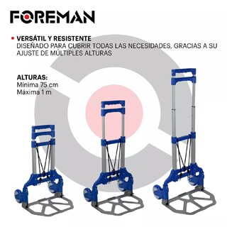 Foto 2 | Diablo de Carga Foreman Plegable 100 kg
