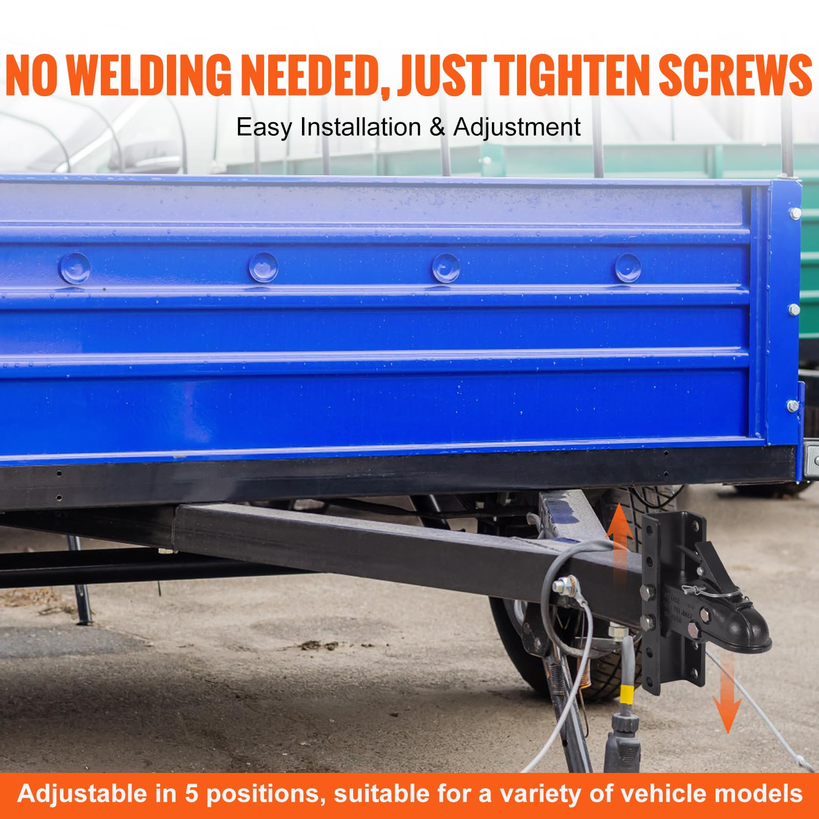 Foto 3 | Acoplador De Remolque Vevor Ajustable Con Bola De Enganche 2-5/16, 1500 Libras - Venta Internacional.