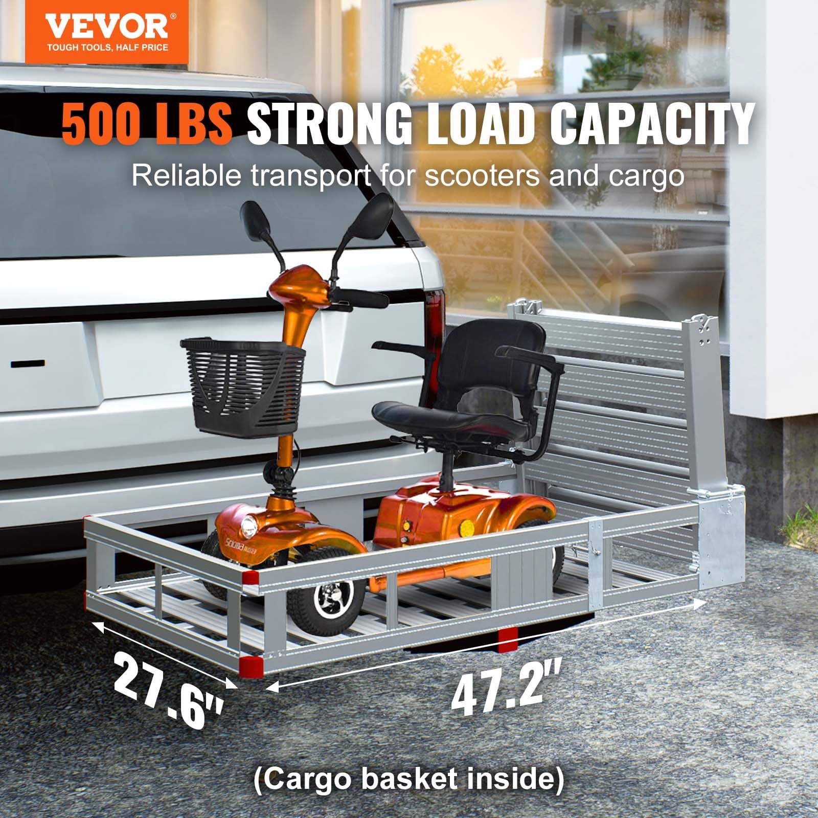Foto 2 | Patinete De Movilidad Vevor 500lbs Con Soporte De Enganche - Venta Internacional.