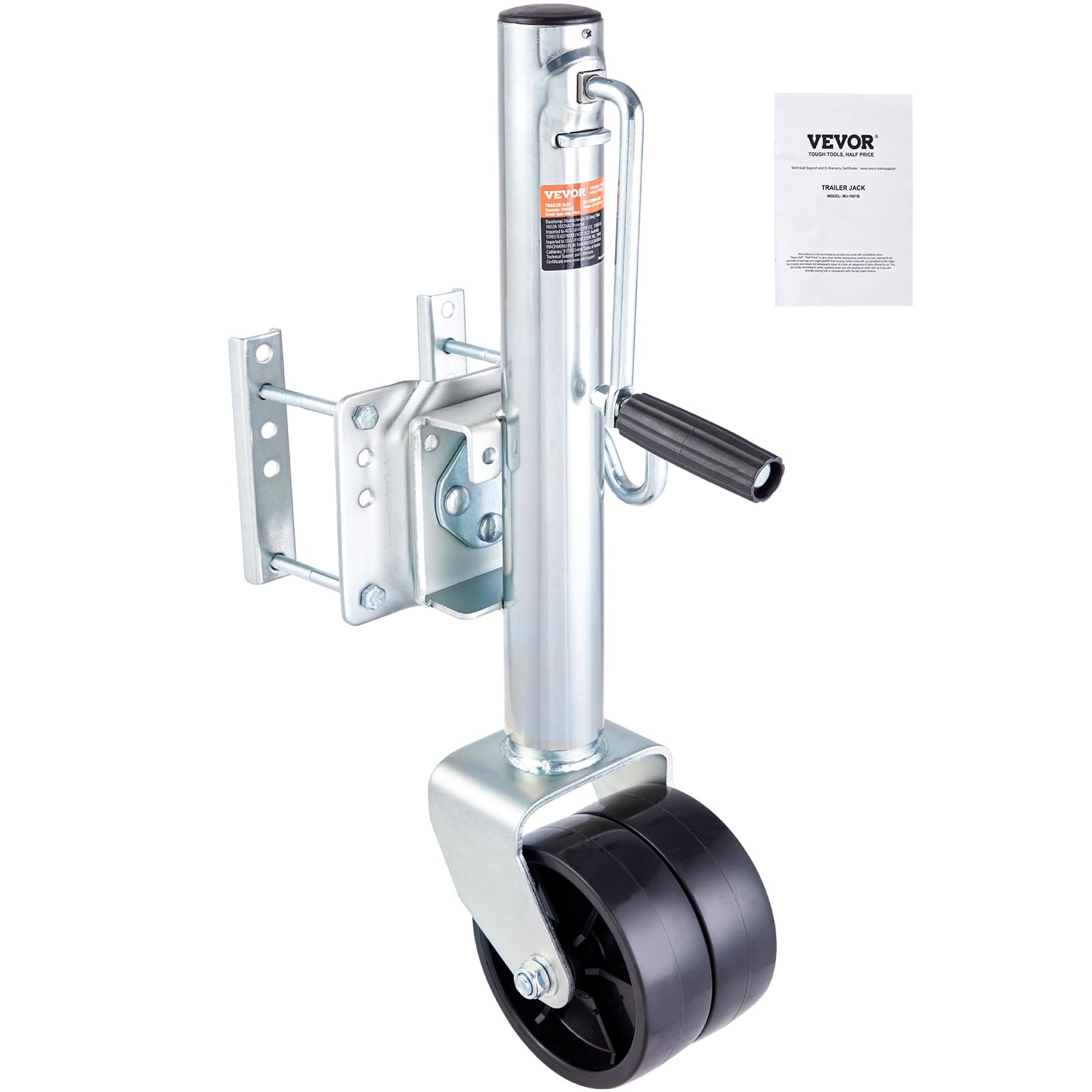 Remolque Jack Vevor De 680 Kg Con Doble Rueda, Elevador De 25 A 57 Cm Para Autocaravana - Venta Internacional. $2,379
