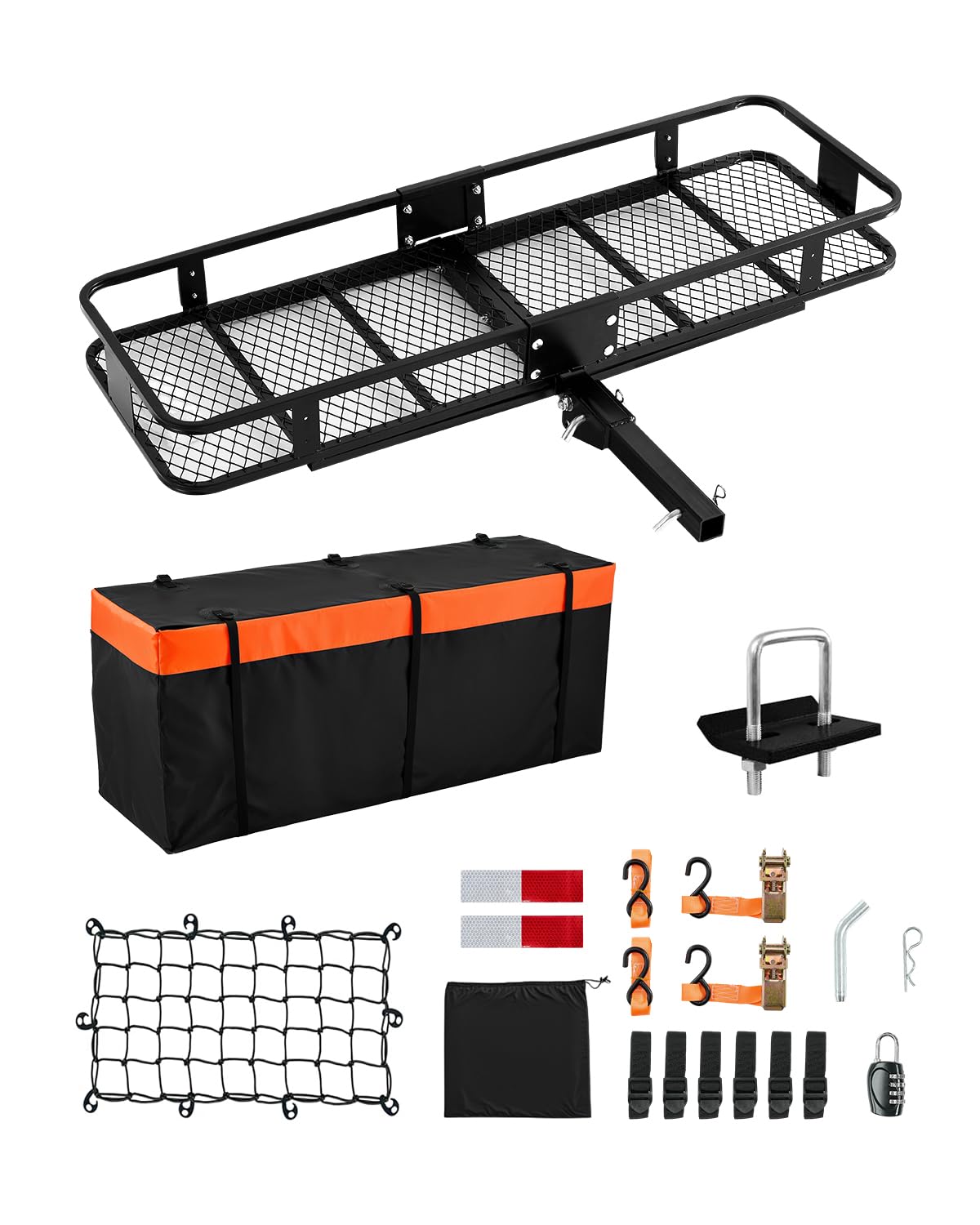 Foto 1 | Transportador De Carga Hitch Vevor, 60 X 20 X 15 Cm, 227 Kg De Capacidad Con Acc - Venta Internacional.