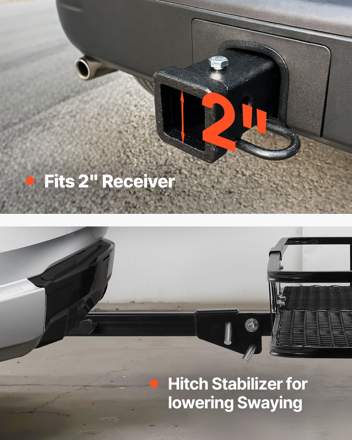 Foto 4 | Transportador De Carga Hitch Vevor, 60 X 20 X 15 Cm, 227 Kg De Capacidad Con Acc - Venta Internacional.