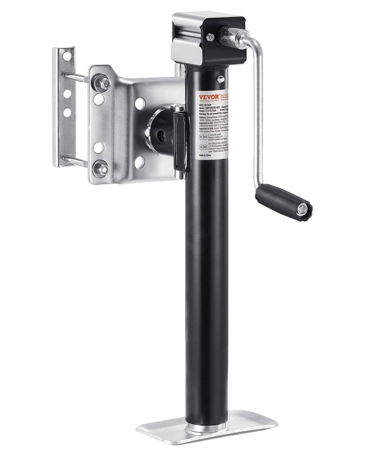 Remolque Jack Vevor, Carga Dinámica De 2268 Kg Con Capacidad De Elevación De 14,3 Cm - Venta Internacional.