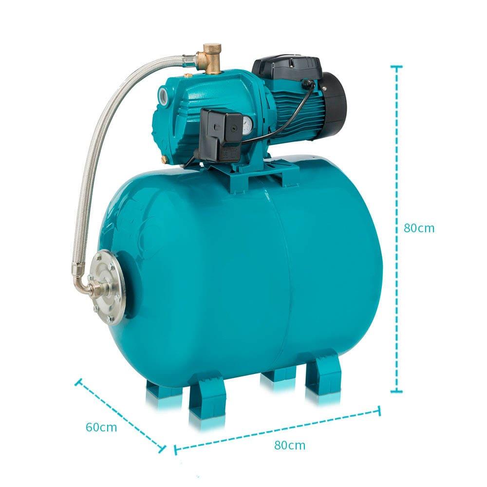 Foto 5 pulgar | Hidroneumático Bomba Jet 1 Hp Iusa Tanque 100 Litros Azul