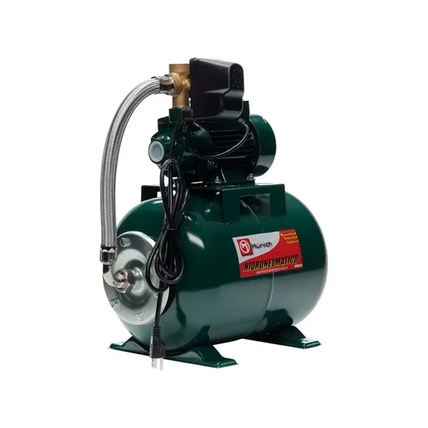 Foto 1 | Bomba Hidroneumática Jet Munich Munautojet100 Verde 1 Hp 52 Litros