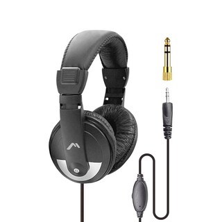 Foto 3 | Audífonos Diadema Mitzu Mh-5003 color Negro Adaptador Monitoreo