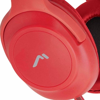 Foto 2 | Audífonos Diadema Mitzu Mh-5029rd con Aislante Ruido color Rojo